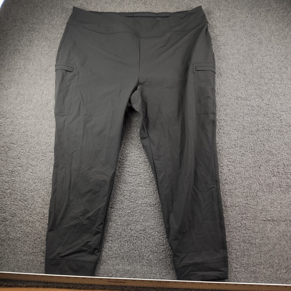 The North Face Pants Sz 3X Aphrodite 2.0 Grey Hiking Cargo Athletic EUC